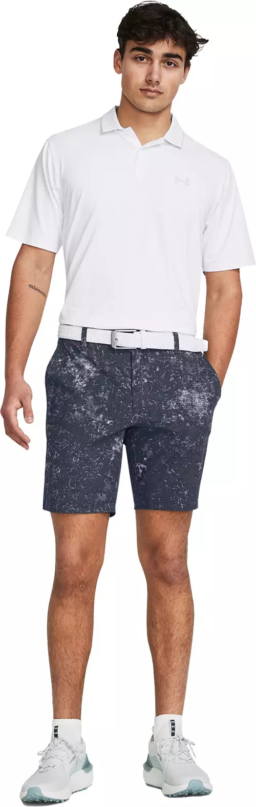 Under Armour Men's Drive Printed Tapered Golf Shorts