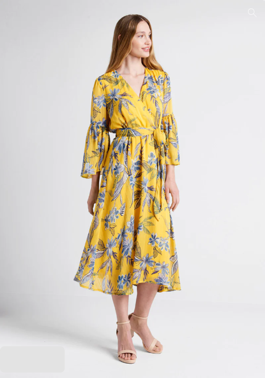 Flurry of Florals Midi Dress