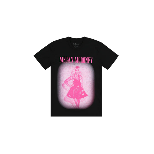 Pink Photo Black Tee