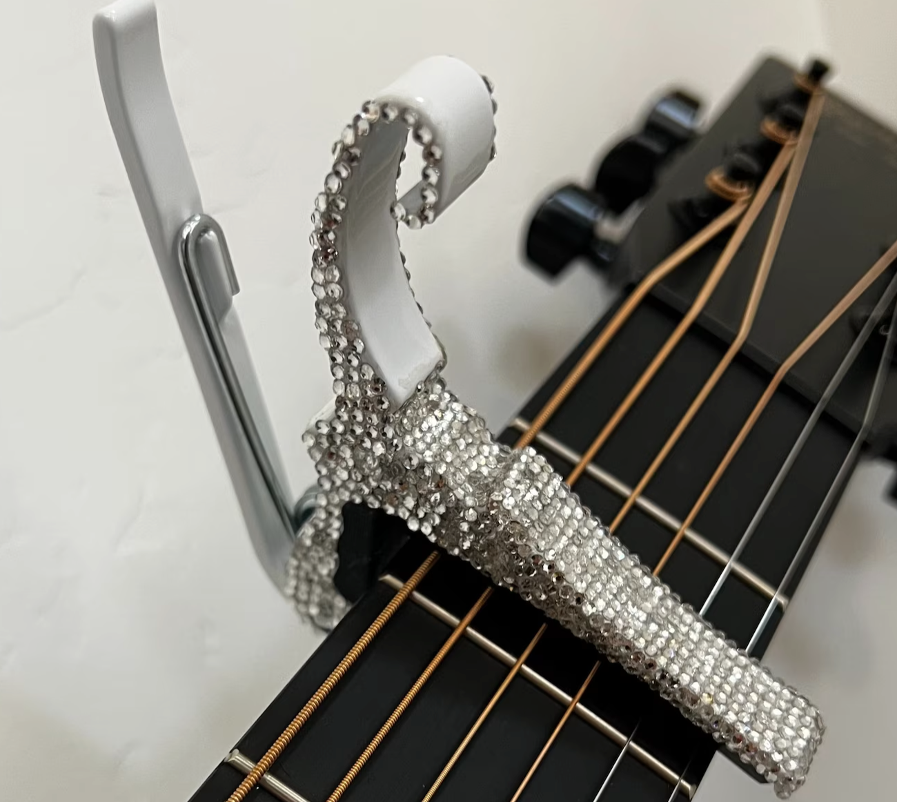 Girl In The Mirror: Rhinestone Guitar Capo