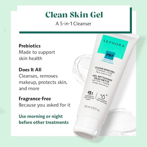 The Sephora Collection: Clean Skin Gel Cleanser with Prebiotics