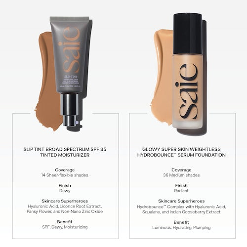 Saie: Slip Tint Lightweight Tinted Moisturizer